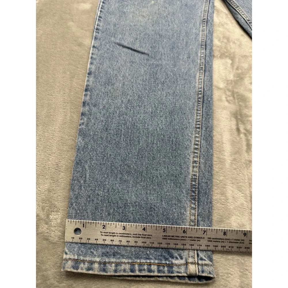 Vintage Levis 560 Jeans Mens 33x32 Blue Denim Loose Fit Tapered Leg Baggy 90s